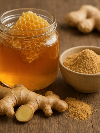 Miel bio au gingembre